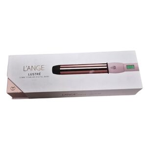 L’ange Lustre 32mm Titanium Curling Wand Pink New In Box